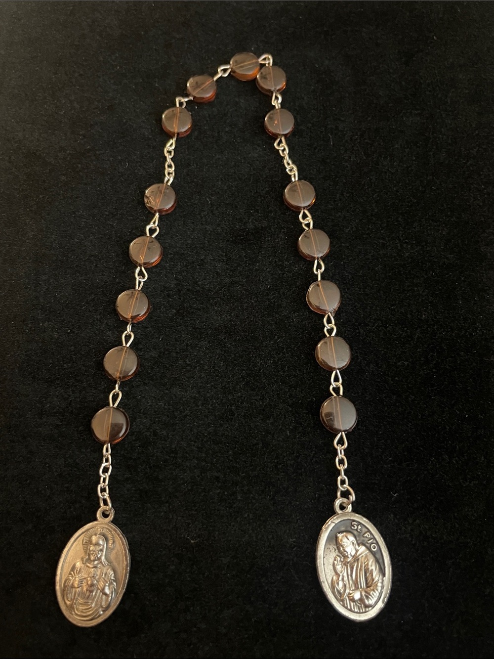 Vintage Rosary St Padre Pio! Good condition!
